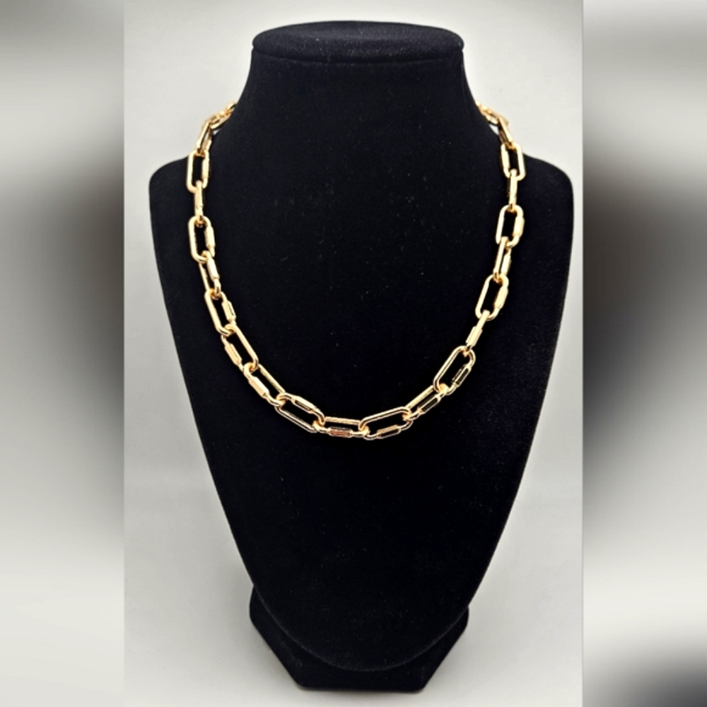 Gold Link Chain Necklace - Women's Fashion Necklace